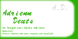 adrienn deuts business card